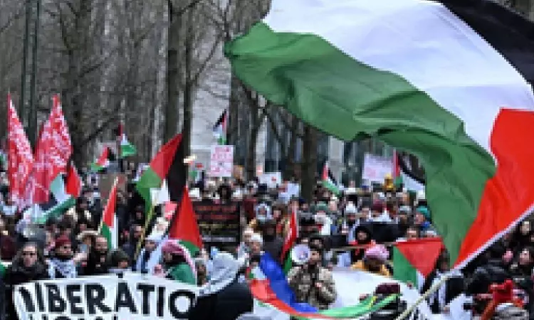 Thousands march in Brussels for Gaza ceasefire before EU meetings