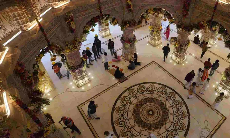 Mangal Dhwani from 50 instruments resonates in Ram temple during consecration event