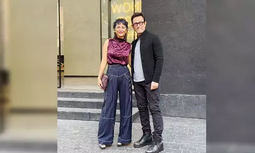 Aamir Khan, ex-wife Kiran Rao pose together at Laapataa Ladies promotion