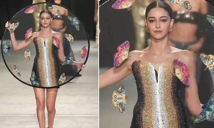 Ananya Panday walks for Rahul Mishra at Paris Haute Couture Week 2024