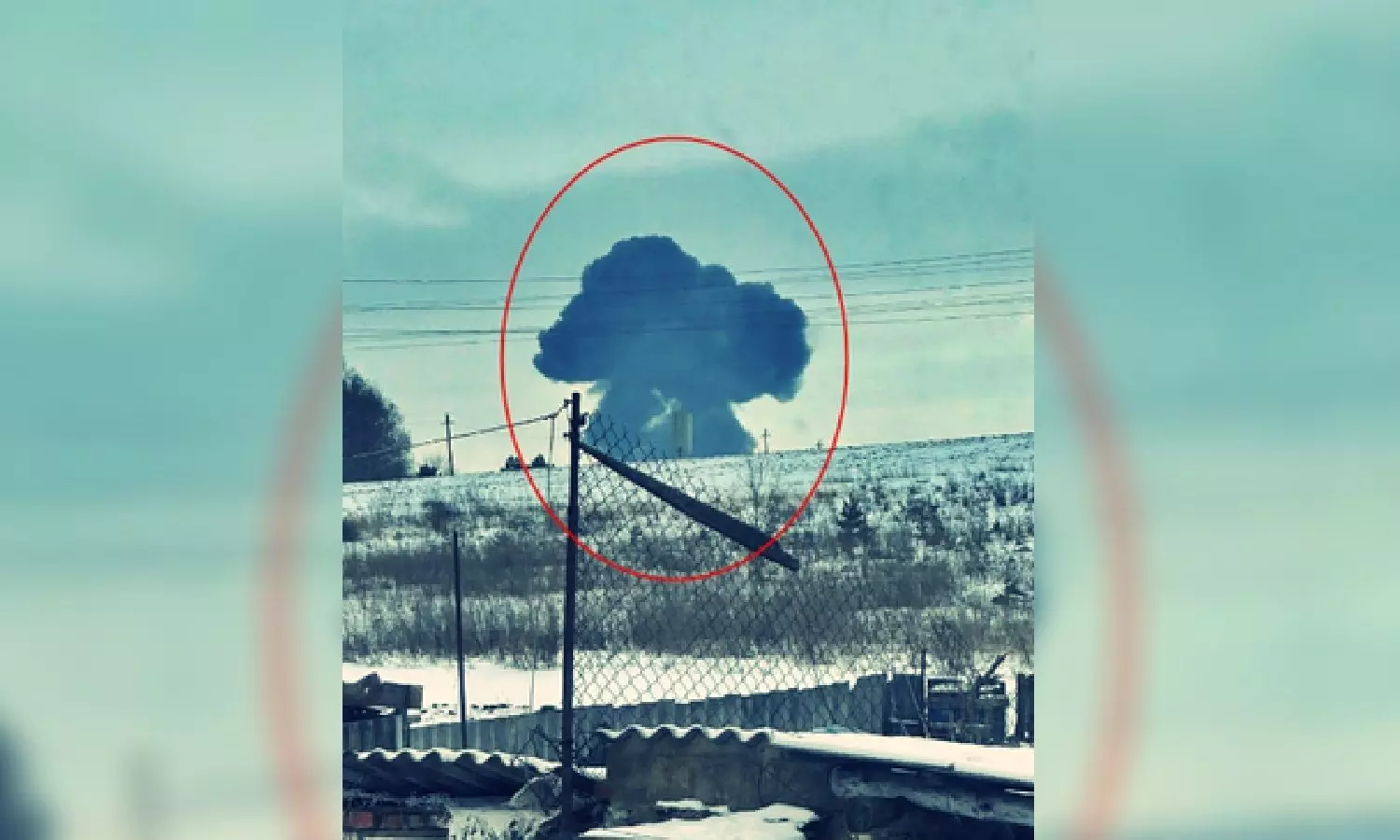 Russian plane shot down by Ukraines armed forces killing over 70