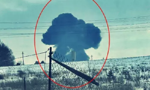 Russia says downed aircraft hit by missile fired from Ukraine