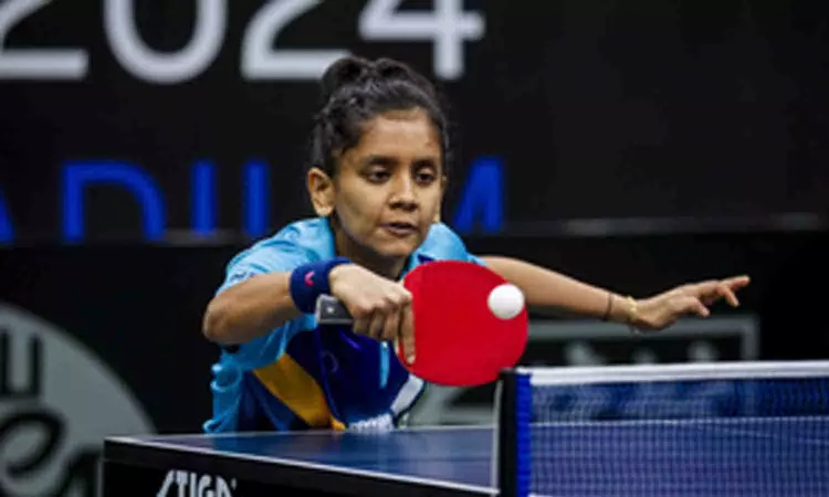 Indias Sreeja advances into quarterfinals, Manika loses Indias Sreeja advances into quarterfinals, Manika loses