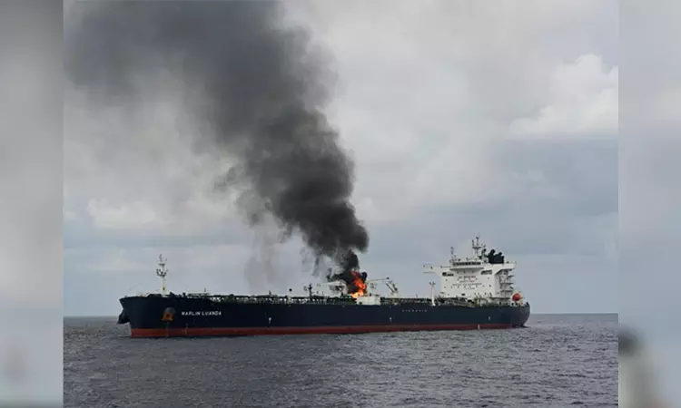 INS Vishakhapatnam responds to distress call from merchant vessel