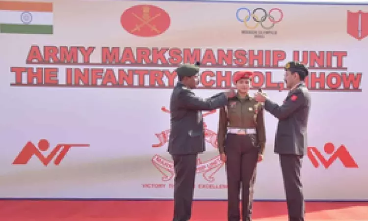 Preeti Rajak becomes first woman Subedar of Indian Army: MoD Preeti Rajak becomes first woman Subedar of Indian Army: MoD