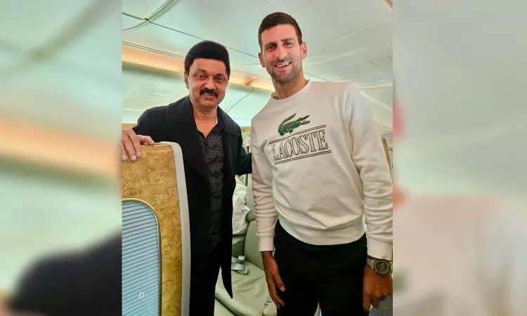 Surprise in the skies, says Stalin after meeting tennis legend Novak Djokovic