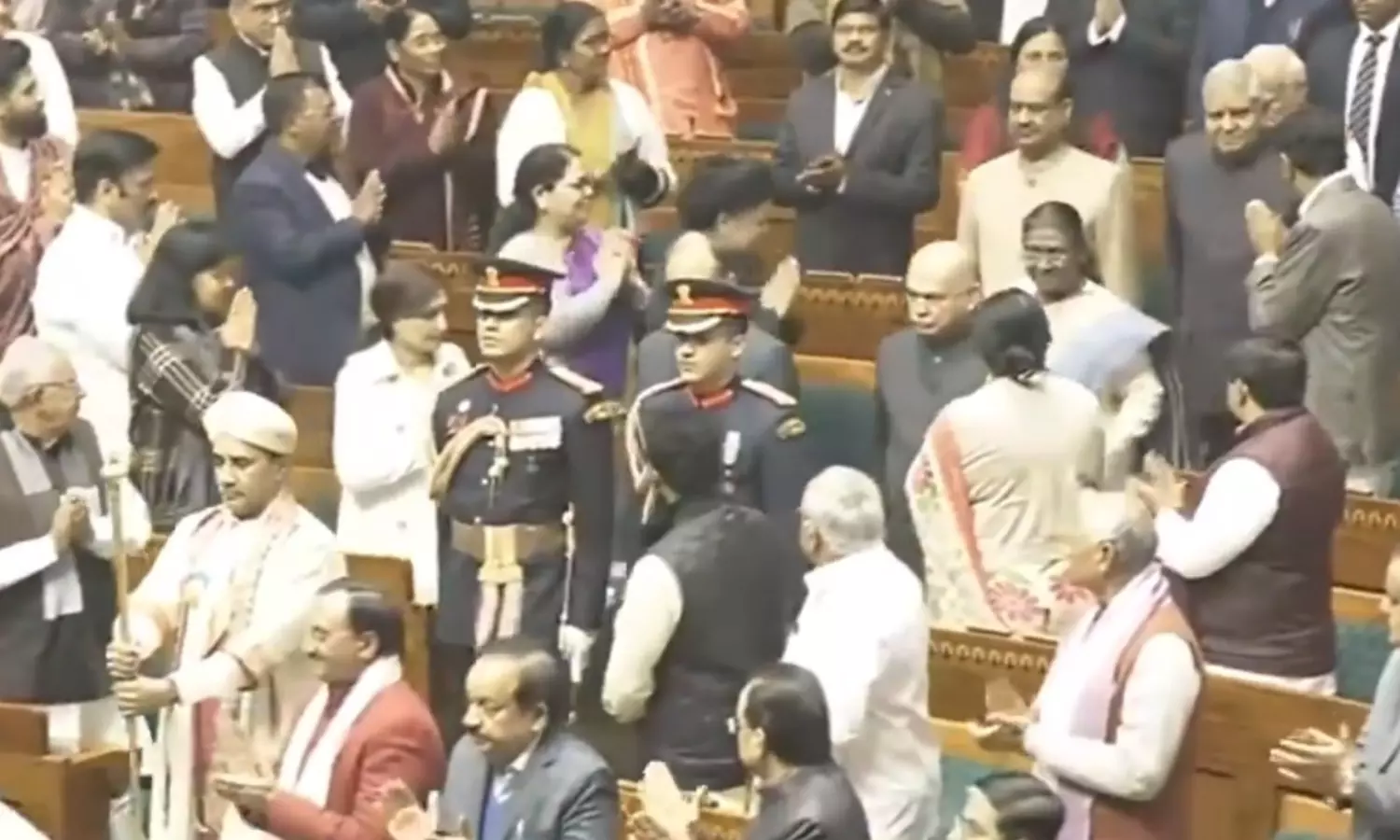 President Droupadi Murmu arrives at the Parliament... ... Parliament Budget Session live: Despite two big wars and coronavirus my govt kept inflation under control