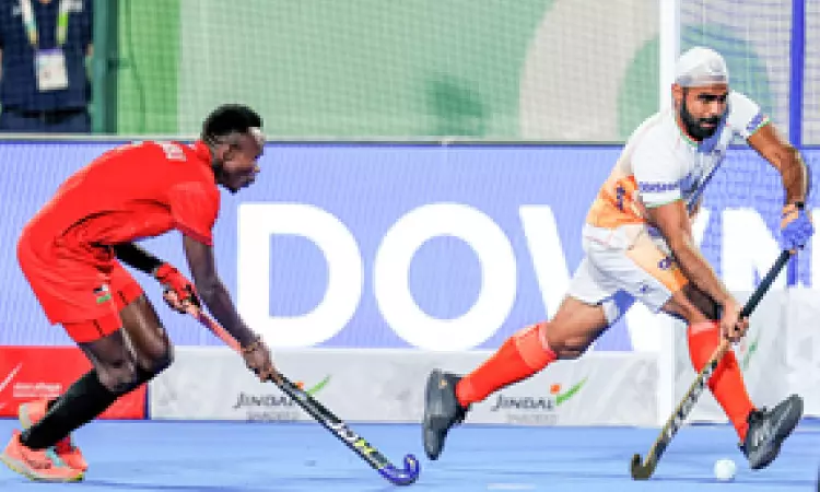 Hockey5s World Cup: Uttam Singh scores three goals as India outplay Kenya 9-4
