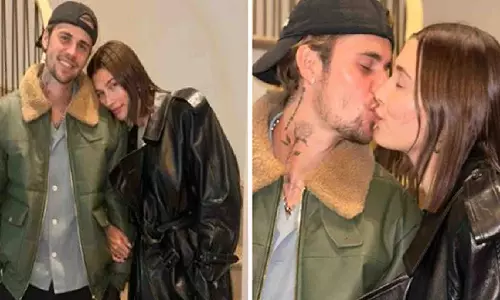 Couple goals: Justin Bieber kisses wife Hailey Bieber in new pic Couple goals: Justin Bieber kisses wife Hailey Bieber in new pic