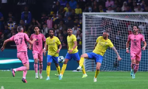 Ronaldo-less Al Nassr whitewash Messi-benched Inter Miami in friendly