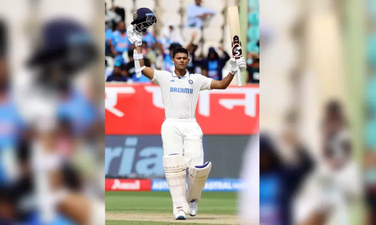 2nd Test: Jaiswal’s century drives India to 225/3 at Tea