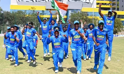 India Physical Disability Cricket team clinch T20 series 3-1 with thrilling victory over England India Physical Disability Cricket team clinch T20 series 3-1 with thrilling victory over England