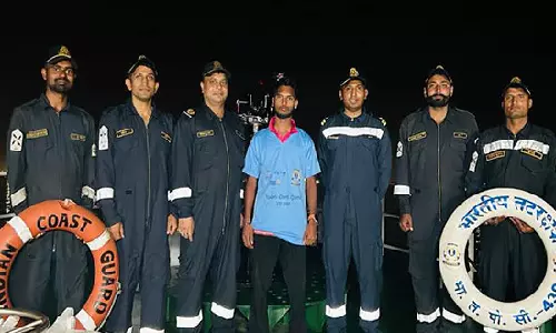 Coast Guard ship rescues man who fell into sea off Mumbai coast
