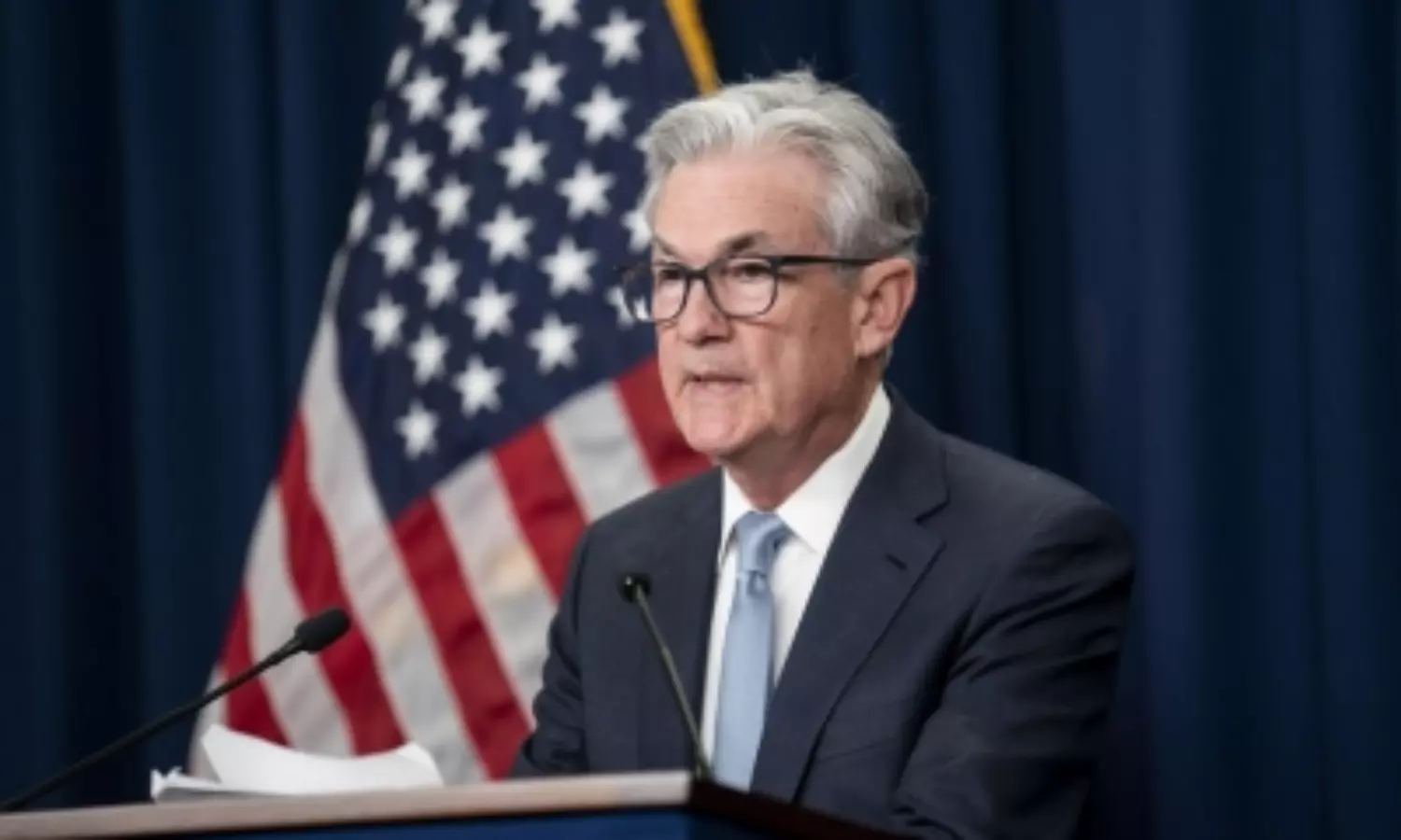 US stocks fall after Fed Chair Powell says central bank not yet ready to cut rates