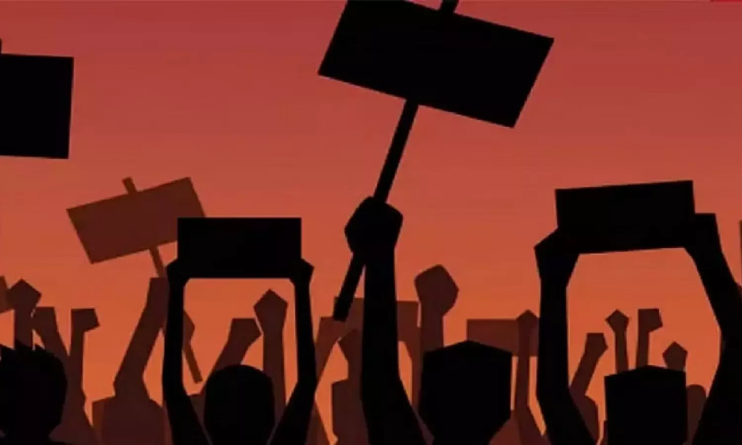 Oppn party councillors protested in Kancheepuram Corporation