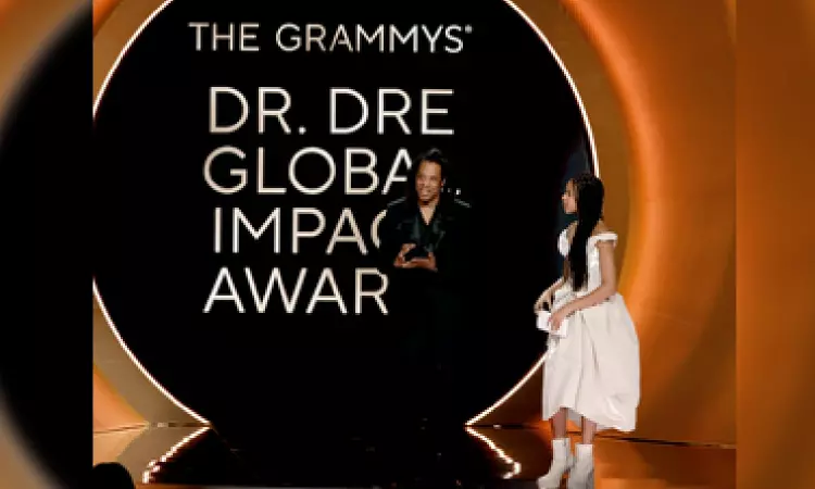 66th Grammy Awards: Jay-Z feted with Dr. Dre Global Impact Award 66th Grammy Awards: Jay-Z feted with Dr. Dre Global Impact Award