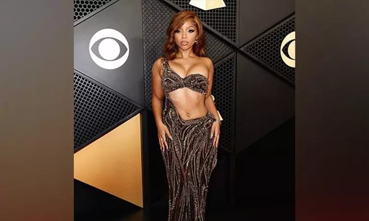 Grammys 2024 Red Carpet: US singer Chloe spotted in Indian designer Gaurav Guptas gown