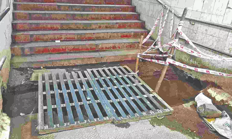 Perennial water-logging at Tambaram Sanatorium subway irks commuters