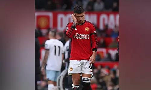 Well fight together: Manchester United defender Martinez after sustaining knee injury