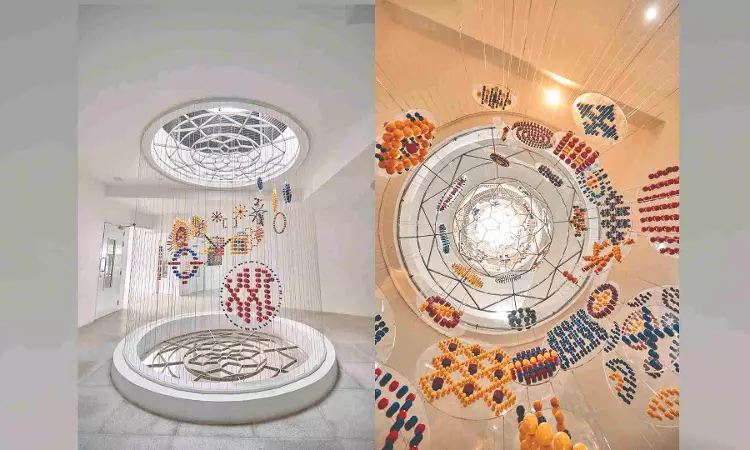 Creative installation in school campus helps students dream big