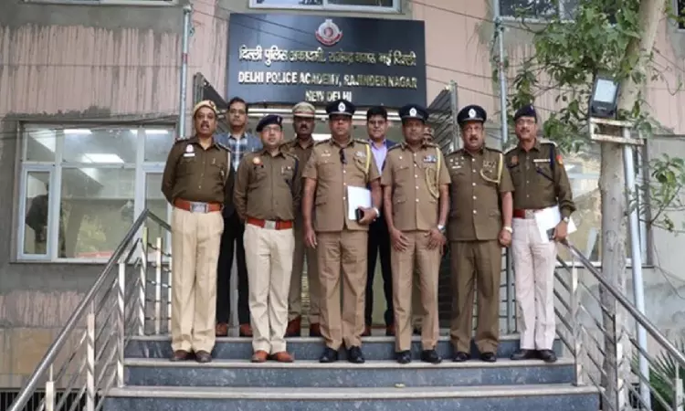 Sri Lankan Police delegation visits Delhi Police training centre