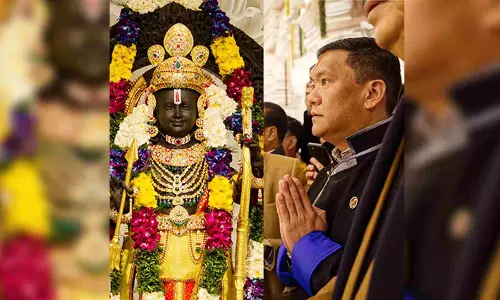 Arunachal CM Pema Khandu, his cabinet visit Ram Temple in Ayodhya
