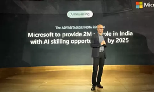 Microsoft to skill 2 mn Indians in AI, to further invest in country: Satya Nadella
