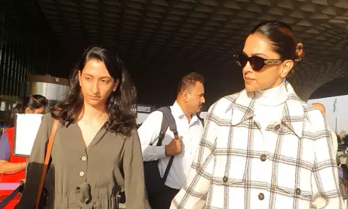 Deepika Padukone slays airport fashion in shacket, snapped with sister Anisha
