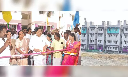 Duraimurugan inaugurates housing scheme worth Rs 42.56 cr in Katpadi