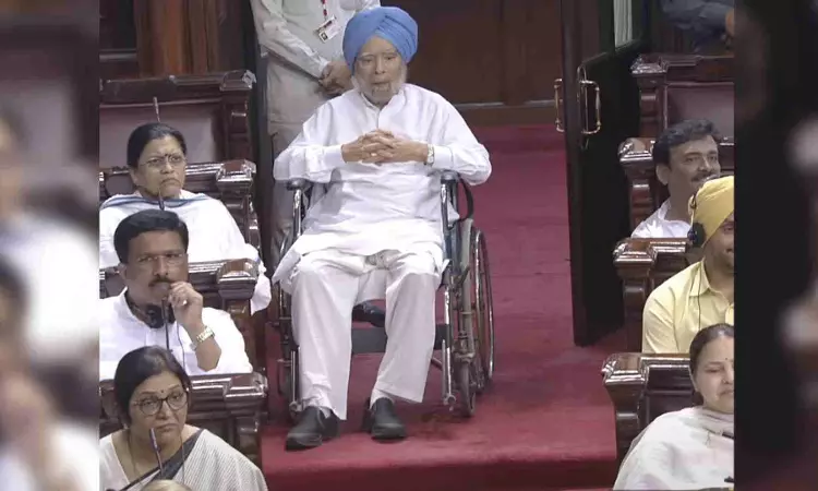 PM Modi lauds ex-PM Manmohan Singh in Rajya Sabha farewell speech PM Modi lauds ex-PM Manmohan Singh in Rajya Sabha farewell speech