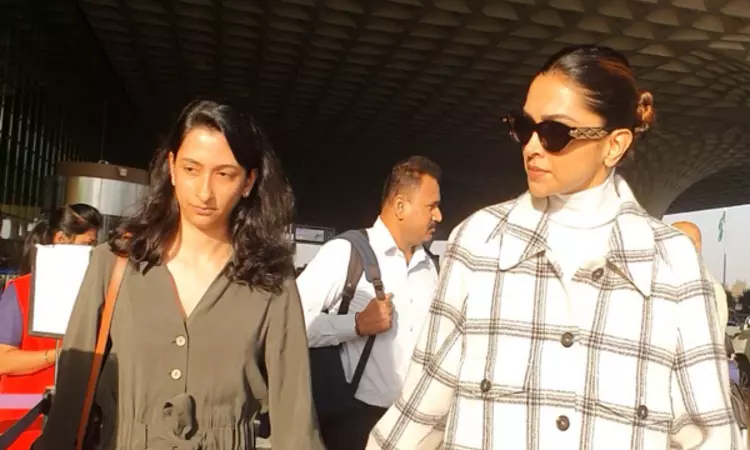 Deepika Padukone slays airport fashion in shacket, snapped with sister Anisha