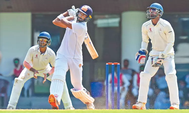 Padikkal helps Karnataka on Day 1