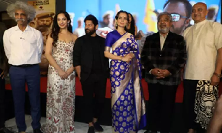 Kangana unveils Razakar trailer; calls herself big fan of Sardar Patel Kangana unveils Razakar trailer; calls herself big fan of Sardar Patel
