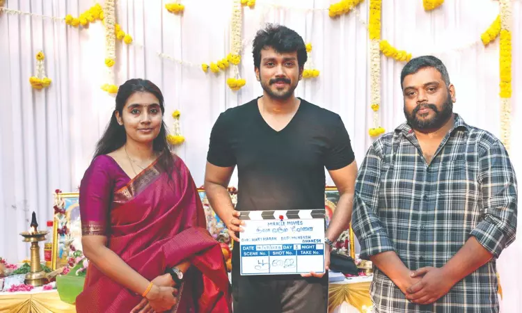Kalidas Jayaram starts shooting for Nila Varum Velai in Palakkad