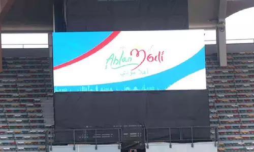 Ahead of Ahlan Modi event, Abu Dhabi stadium gears up to welcome Modi