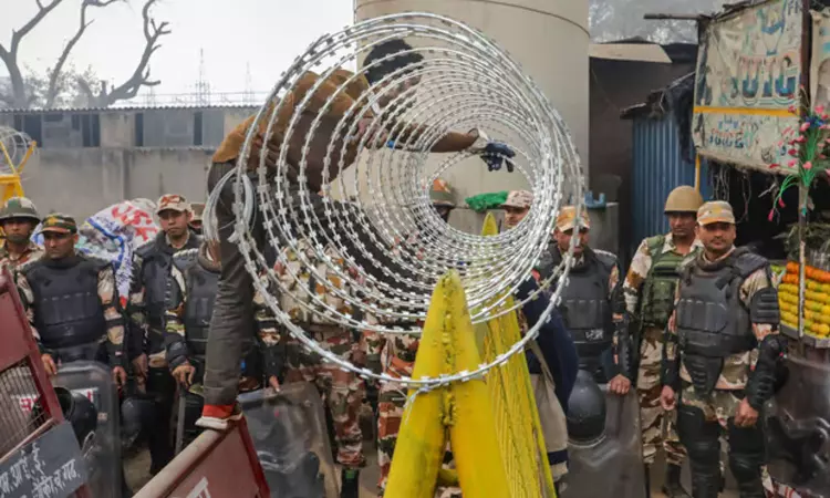 Farmers protest: Heavy security, traffic diversions cause inconvenience to villagers along inter-State border