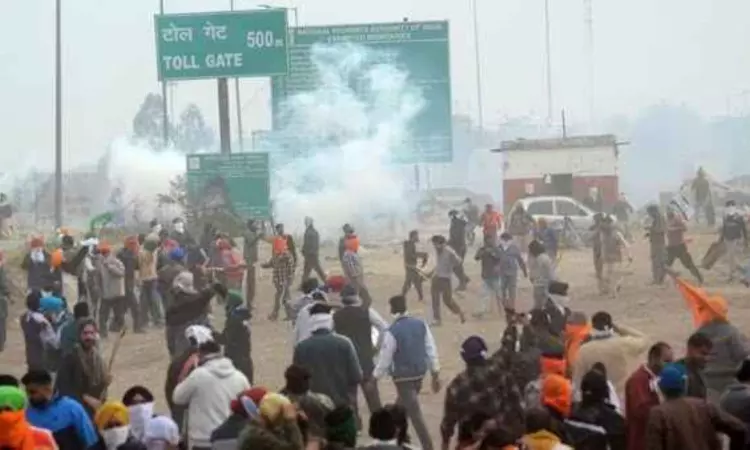 Tikri border shut after protesting farmers’ clash with police at Shambhu border