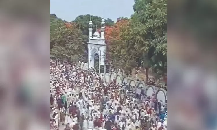 Old video from Haridwar shared as Haldwani stir