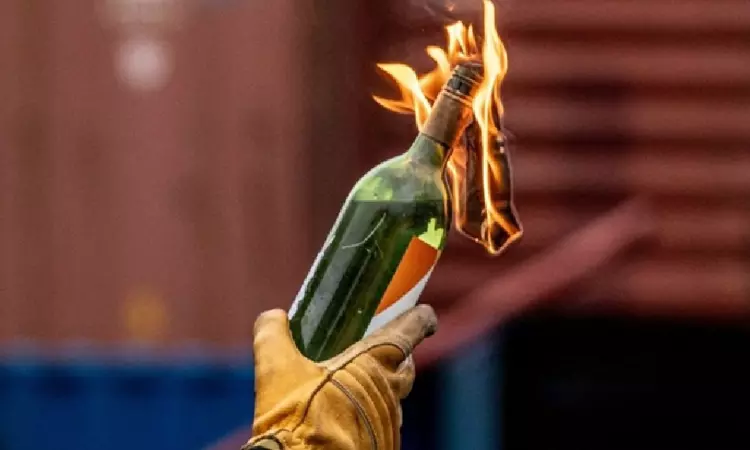 Petrol bomb hurled at pawn shop owner’s home destroys bike