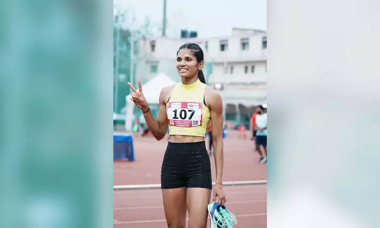 AIAC: Jyothi breaks national record with a gold medal