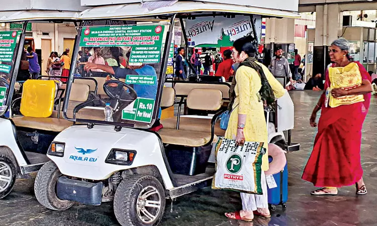 Battery car drivers fleece passengers at Chennai Central