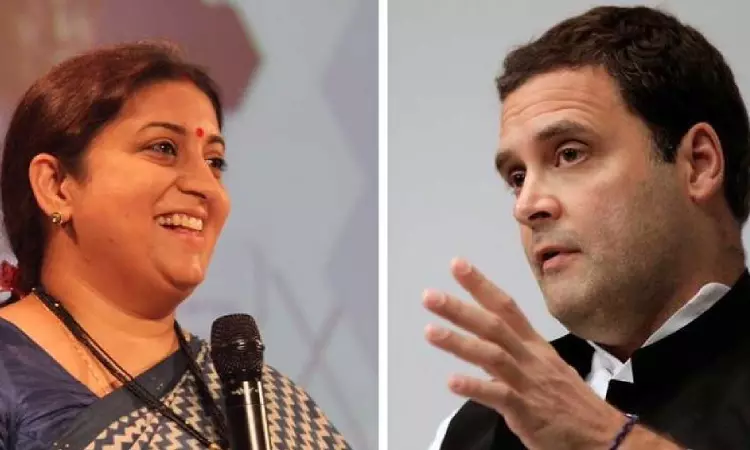 Irani, Rahul to be in Amethi on Monday