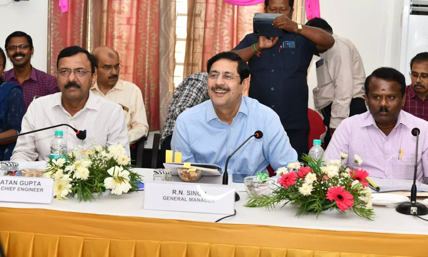 S Rly GM RN Singh held meeting with MPs representing constituencies under Chennai Division