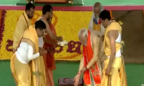 UP: PM Modi lays ne of Shri Kalki Dham in Sambhal