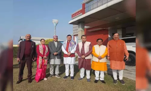 Uttarakhand CM Dhami, cabinet ministers set off for Ayodhya Ram temple visit
