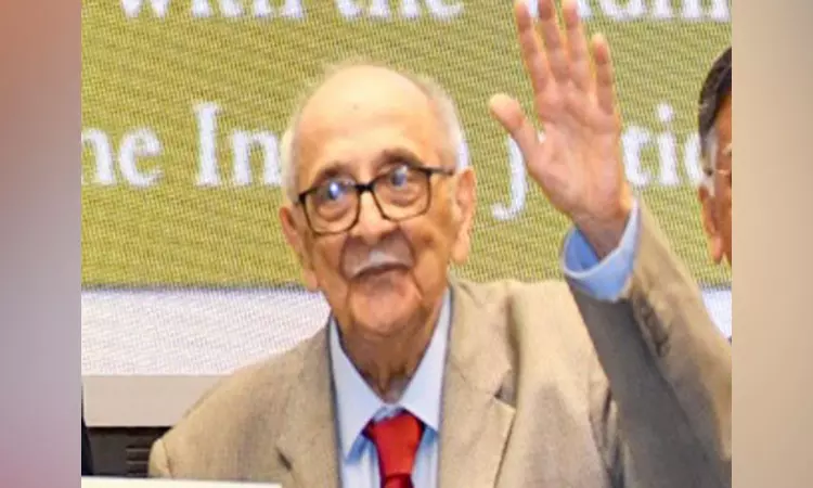 Outstanding legal mind, says PM Modi condoling jurist Fali S Narimans death