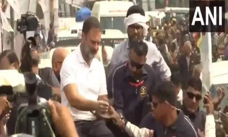 Congress leader Rahul Gandhis Bharat Jodo Nyay Yatra resumes from Unnao