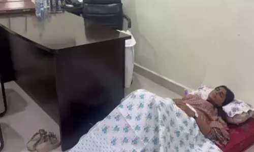 Congress leader YS Sharmila spent night in party office to avoid house arrest