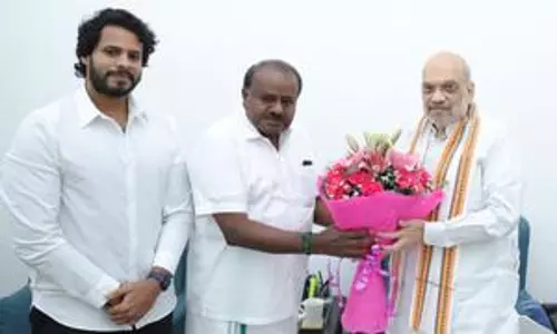 LS polls: Kumaraswamy meets Amit Shah, discusses seat-sharing in K’taka