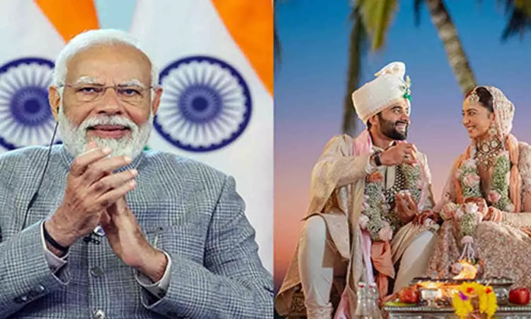 PM Modi congratulates newlyweds Rakul Preet Singh, Jackky Bhagnani